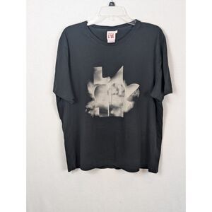 Vintage Lacoste Live Graphic Print T-Shirt Black Men's Size 7 (XL)